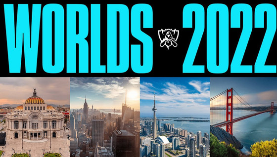 Quelles sont les villes et les dates des Worlds 2022 ?