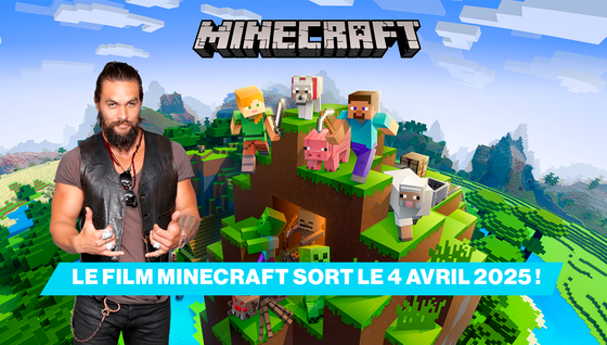 La date de sortie du film Minecraft avec Jason Momoa est enfin connue !