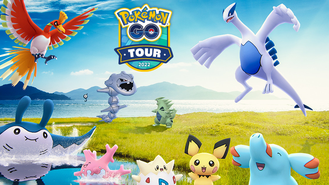 Ticket Circuit Johto sur Pokémon GO : Version OR et ARGENT