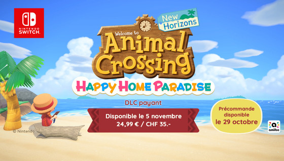 Où peut-on précommander le DLC Happy Home Paradise ?
