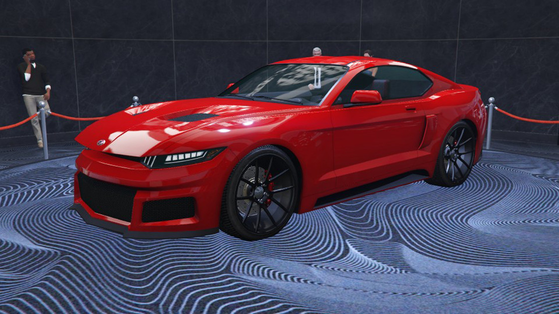 Vapid Dominator GTX sur GTA 5 Online, la voiture du podium du casino