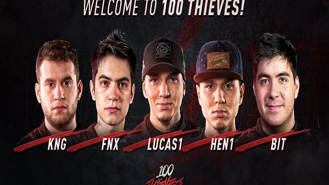 CSGO : 100 Thieves recrute les anciens joueurs d'Immortals