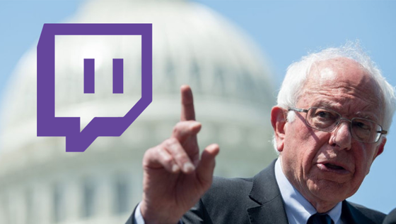 Bernie Sanders sur Twitch