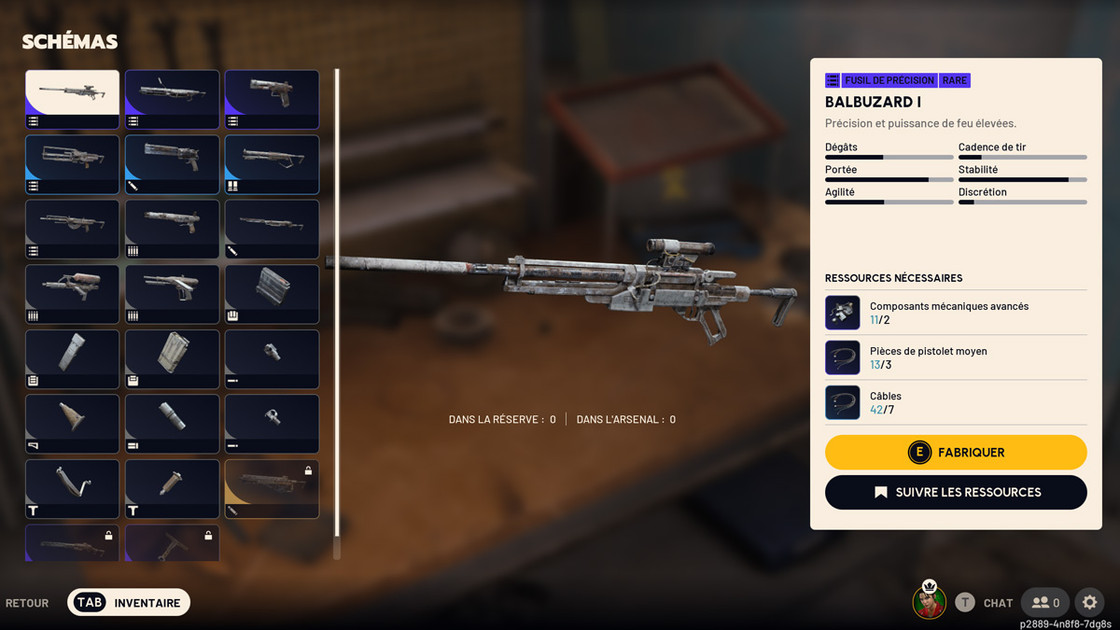 Balbuzard ARC Raiders : comment avoir l'Osprey et son plan d'arme ?