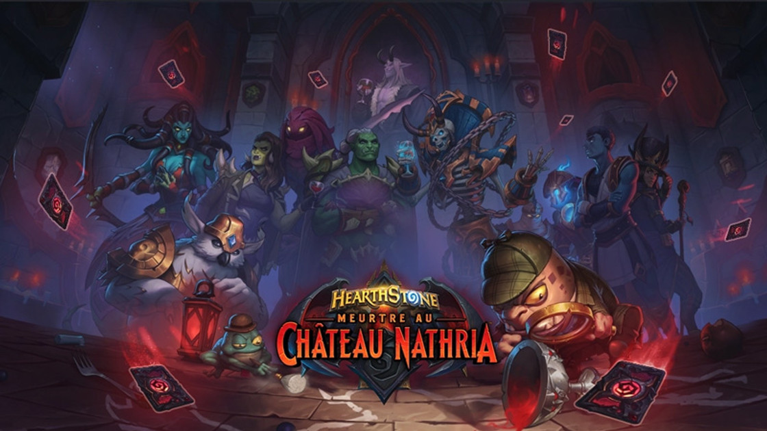 Heure de sortie extension Hearthstone, quand sort Meurtre au château Nathria ?