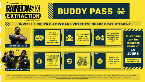 Comment jouer gratuitement à R6 Extraction avec le Pass Ami ?