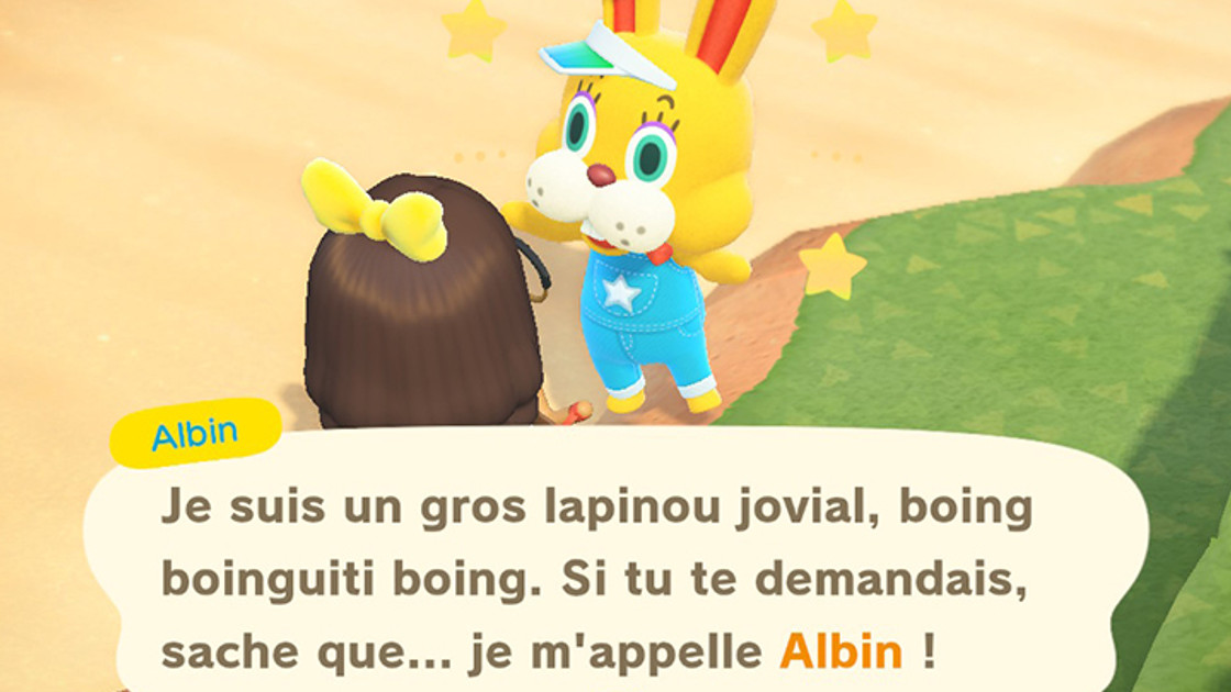 Animal Crossing New Horizons : Albin, Pâques et fête des oeufs