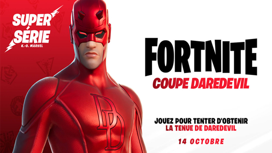 Coupe Daredevil sur Fortnite pour la Super Série K.-O. Marvel, dates et récompenses