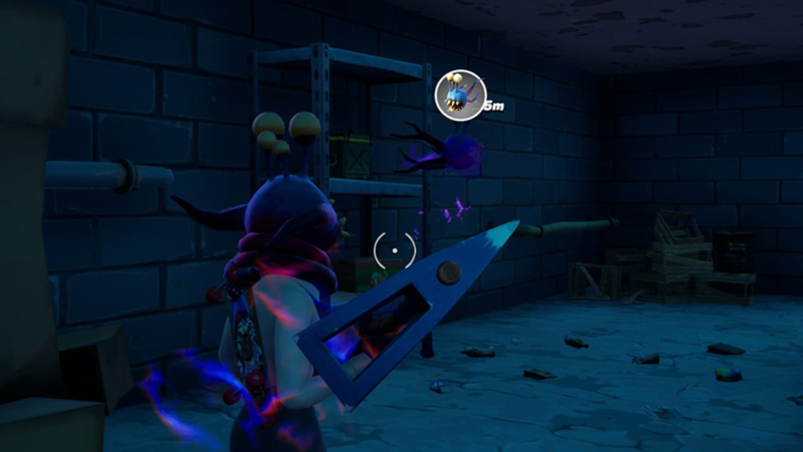 Défi : Aller nager en portant un parasite extraterrestre dans Fortnite