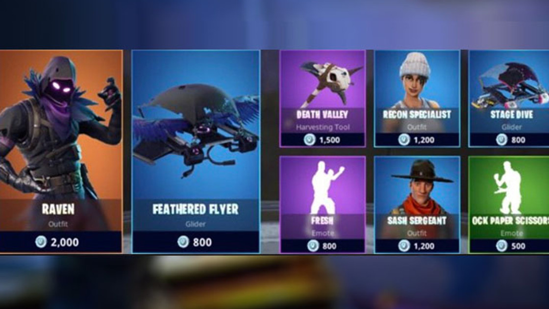 Boutique Fortnite 31 mai