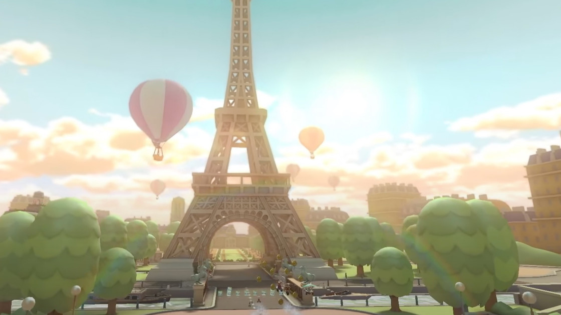 Raccourcis Promenade à Paris Mario Kart 8 Deluxe, tous les short-cut du circuit