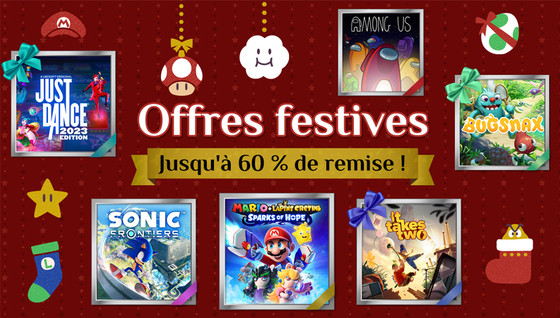 Découvrez les offres festives 2022 sur le Nintendo eShop !