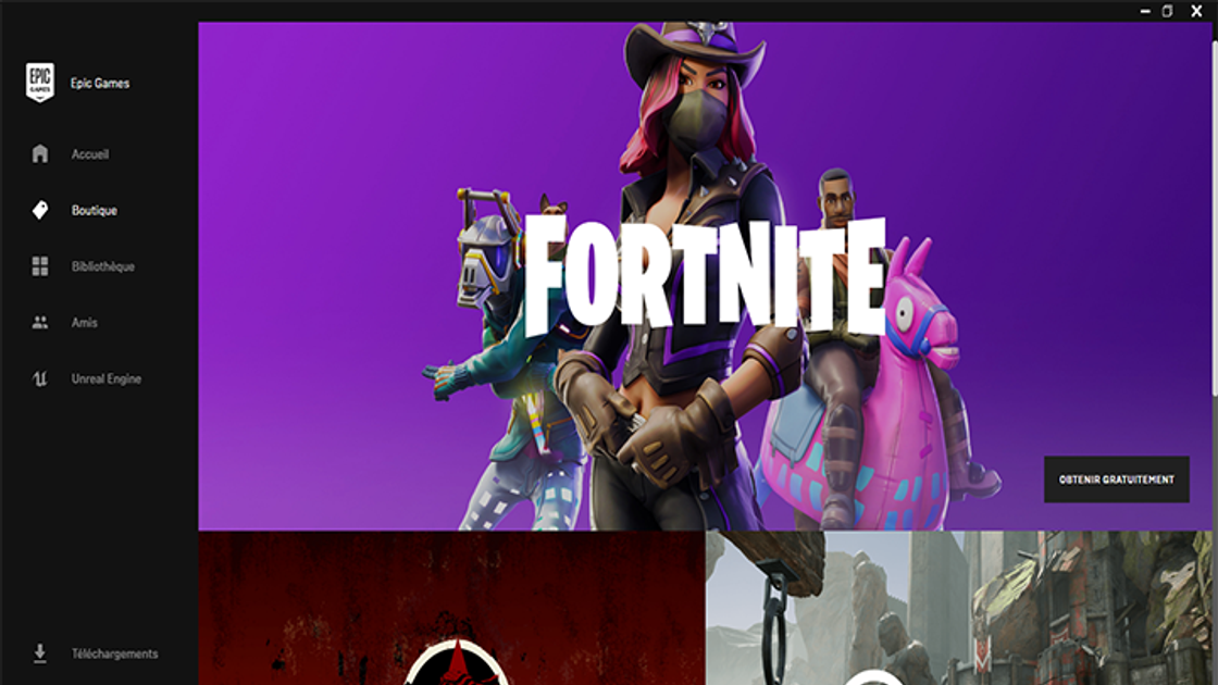 Fortnite : Nouveau launcher Epic Games en Bêta