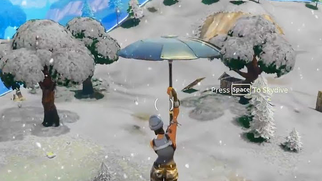 Fortnite : La neige commence à tomber sur l'île d'apparition des joueurs