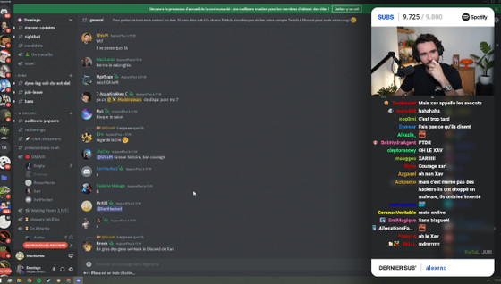 Hack Fichou et Xari : Domingo en direct avec les hackers gère la situation comme un roi en live sur Twitch