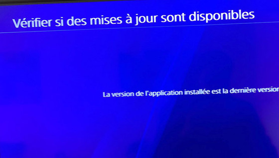 Impossible de lancer le jeu sur PS4