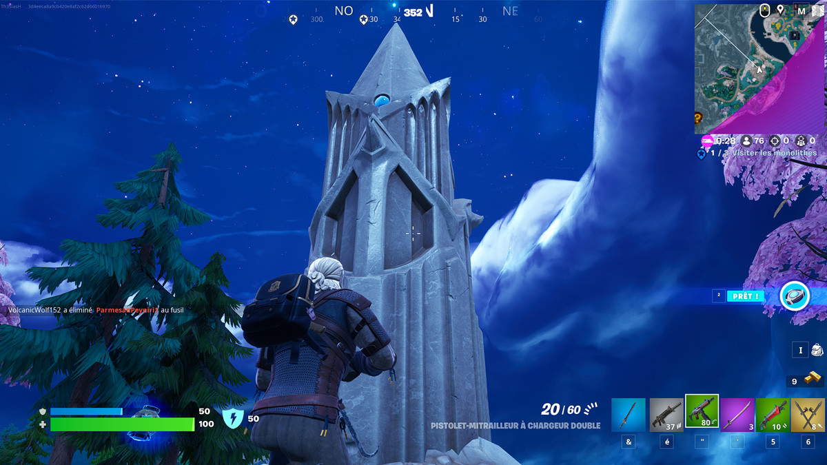 Visiter les monolithes sur Fortnite, comment réussir la quête de la semaine 6 en saison 2 du chapitre 4 ?