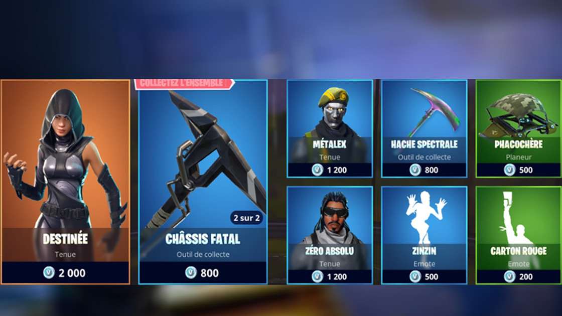 Boutique Fortnite 24 juin