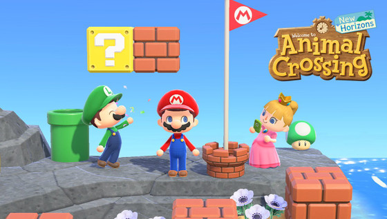 Mario dans la mise à jour Animal Crossing : Liste des objets