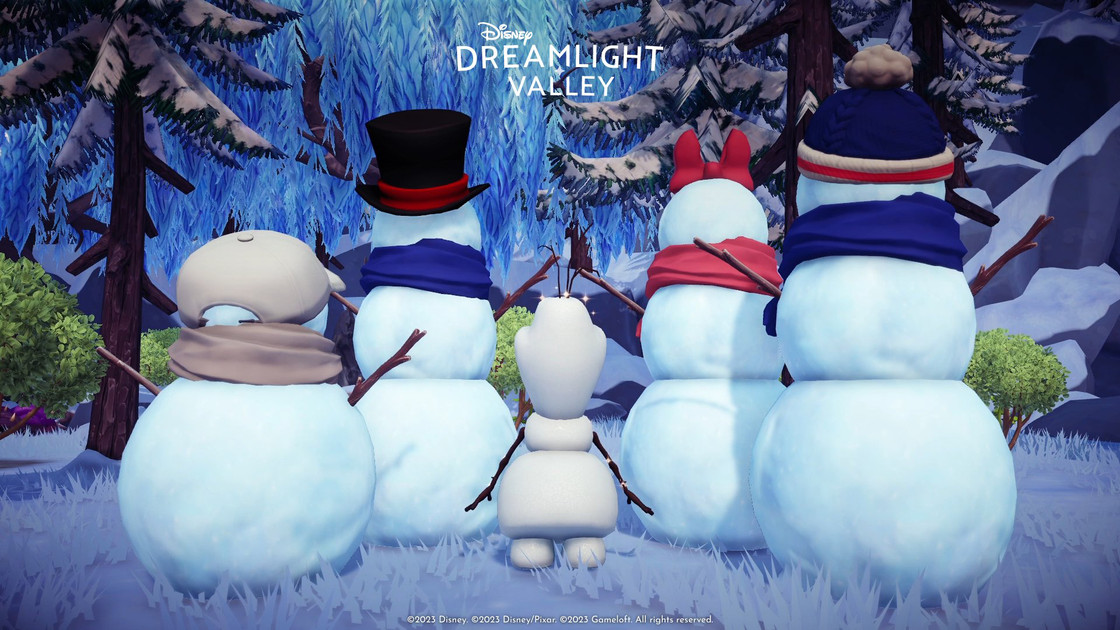 Disney Dreamlight Valley Le Grand Blizzard : quelles sont les gemmes nécessaires pour terminer la quête d'Olaf ?