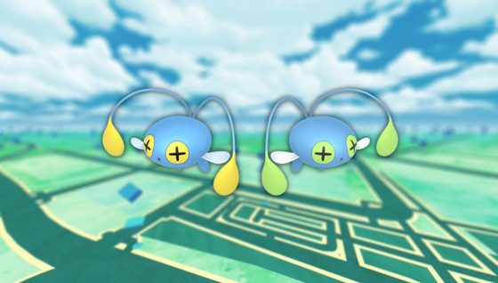 Loupio (shiny) dans les Heures de Pokémon Vedette de novembre 2023 sur Pokémon GO