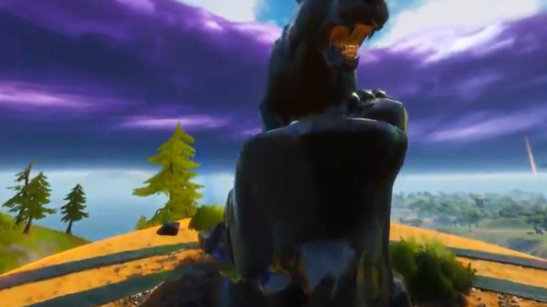 Black Panthère dans Fortnite, où est le monument est dans le jeu ?
