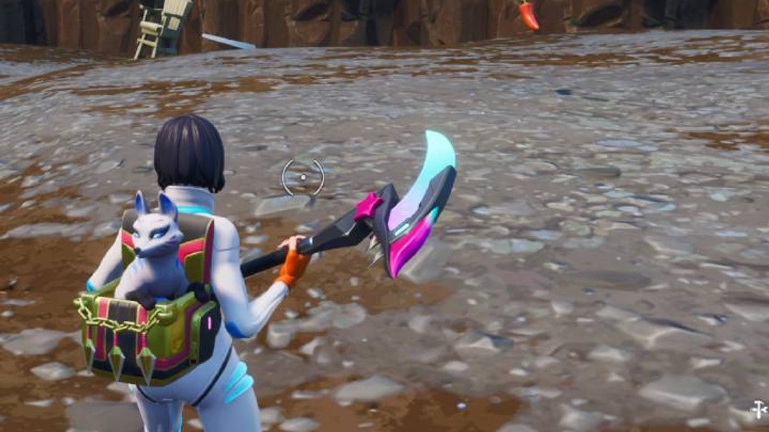 Fortnite : Consommer des objets instables ramassés sur le terrain, défi Pluie de débris, saison 10