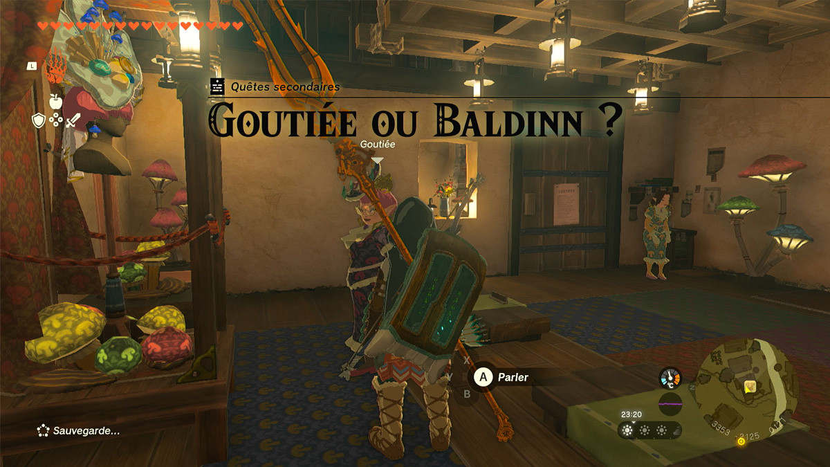 Comment accomplir la quête Goutiée ou Baldinn Zelda Tears of the Kingdom ?