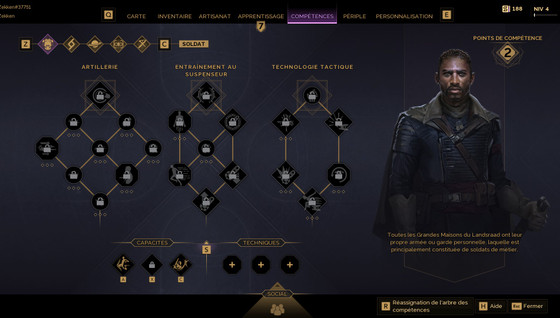 Build Soldat/Trooper sur Dune Awakening : quels sorts prendre dans l'arbre de compétences de la classe ?
