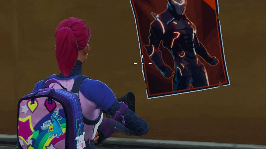 Fortnite : Asperger d'aérosol plusieurs posters Carburo ou Oméga, défi semaine 6