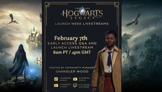 Des Twitch Drops pour la sortie d'Hogwarts Legacy ?