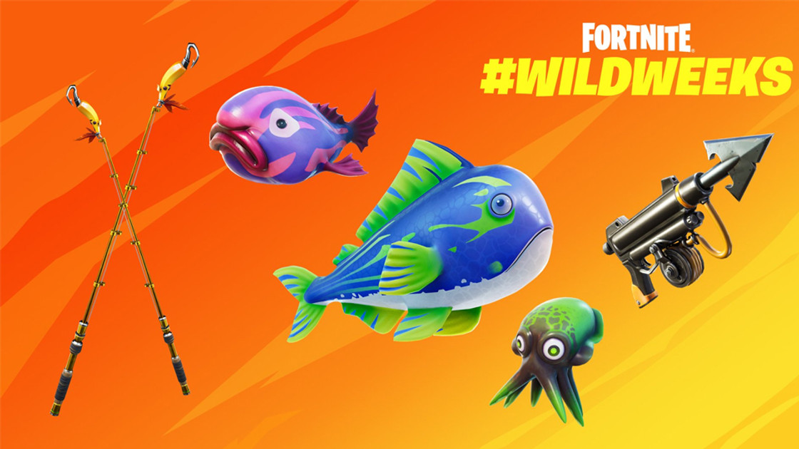 Semaine sauvage pêche dans Fortnite, Wild Weeks