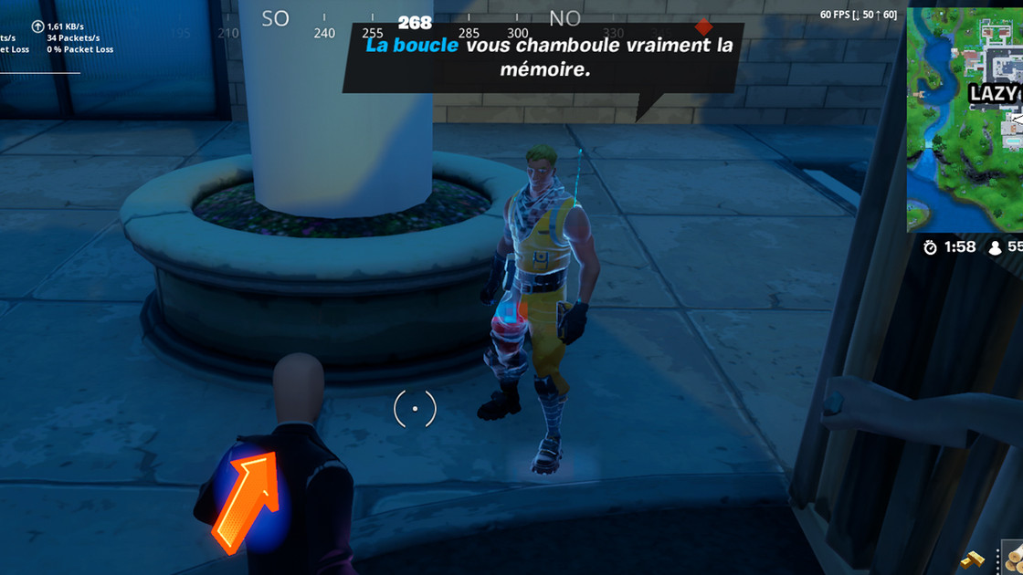 Parler aux Jonesy Fortnite, où sont les PNJ ?