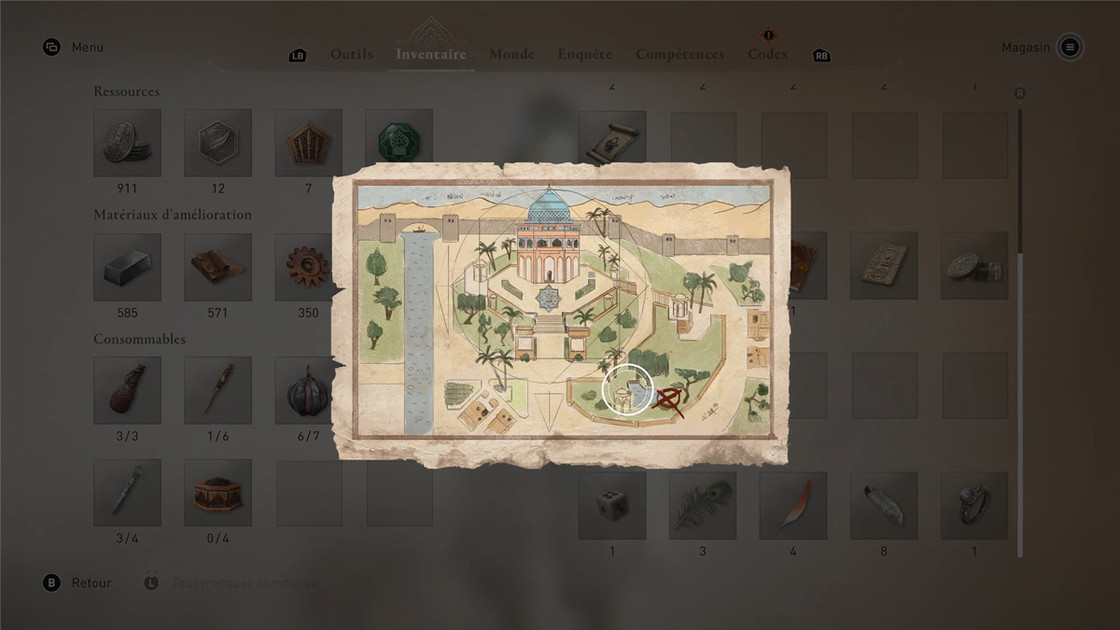 Delice pres du dome AC Mirage, emplacement et solution de l'énigme dans Assassin's Creed Mirage