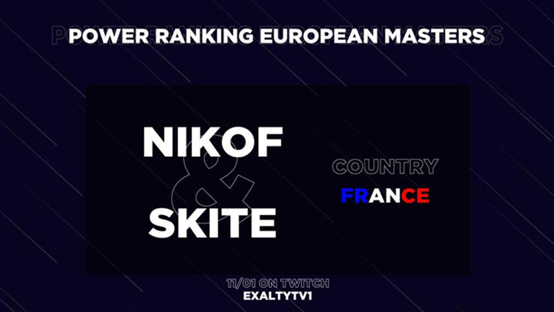 Fortnite : Équipe de France, Belgique et Suisse au Power Ranking European Masters