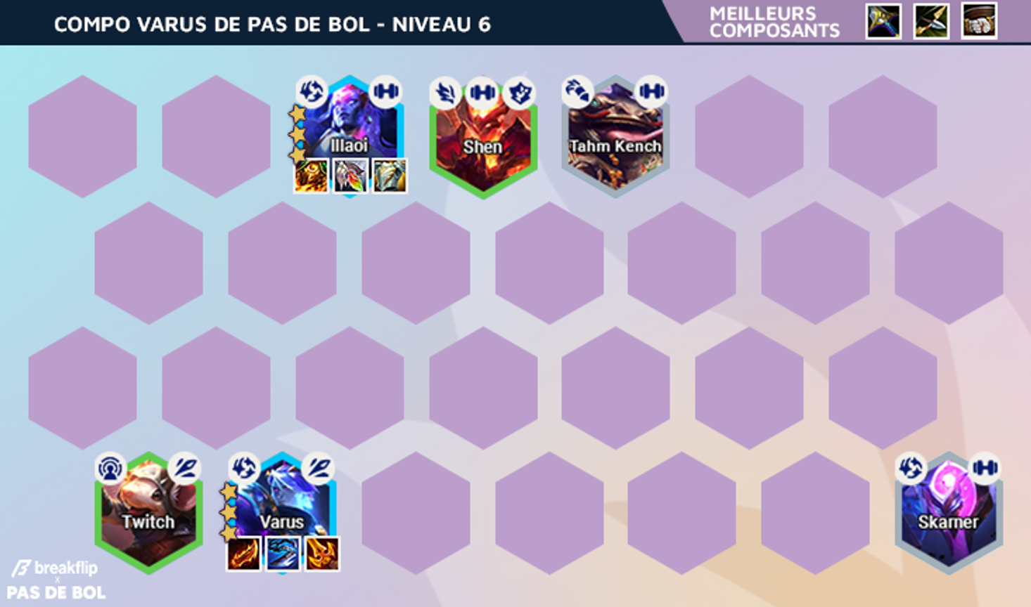 TFT-Compo-Varus-Pas-De-Bol-Niveau-6