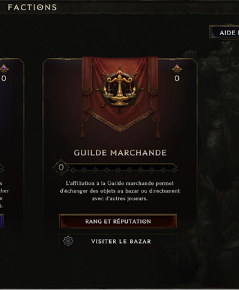 Last Epoch factions : comment rejoindre les factions Cercle du Destin et Guilde Marchande ?
