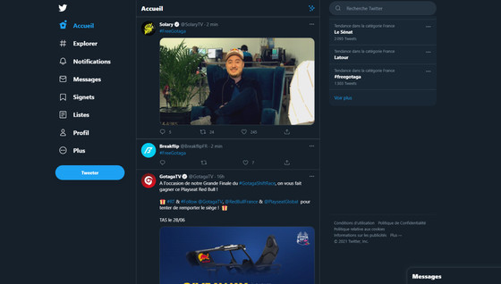 Pourquoi Gotaga est en tendance sur Twitter avec Freegotaga ?