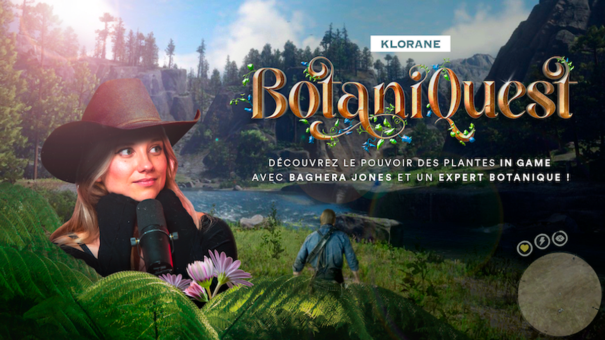 Baghera Jones revient sur Twitch avec BotaniQuest : La botanique à portée de tous !
