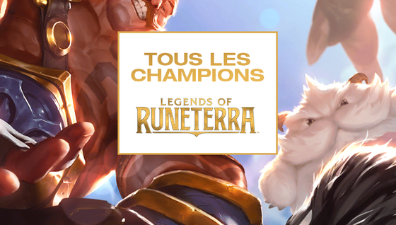 24 champions dans Legends of Runeterra