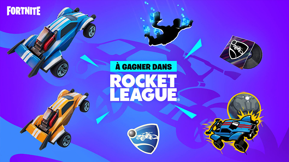 Map Rocket League code sur Fortnite, comment y accéder pour regarder les RLCS ?