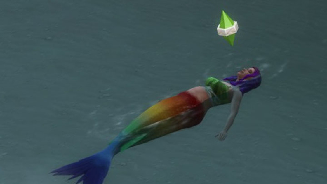 Devenir une sirène dans les Sims 4