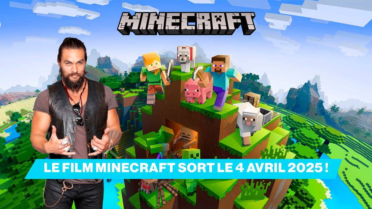 La date de sortie du film Minecraft avec Jason Momoa est enfin connue !