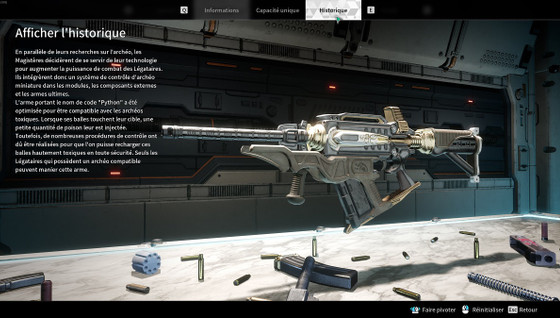 Python comment obtenir l'arme dans The First Descendant ?