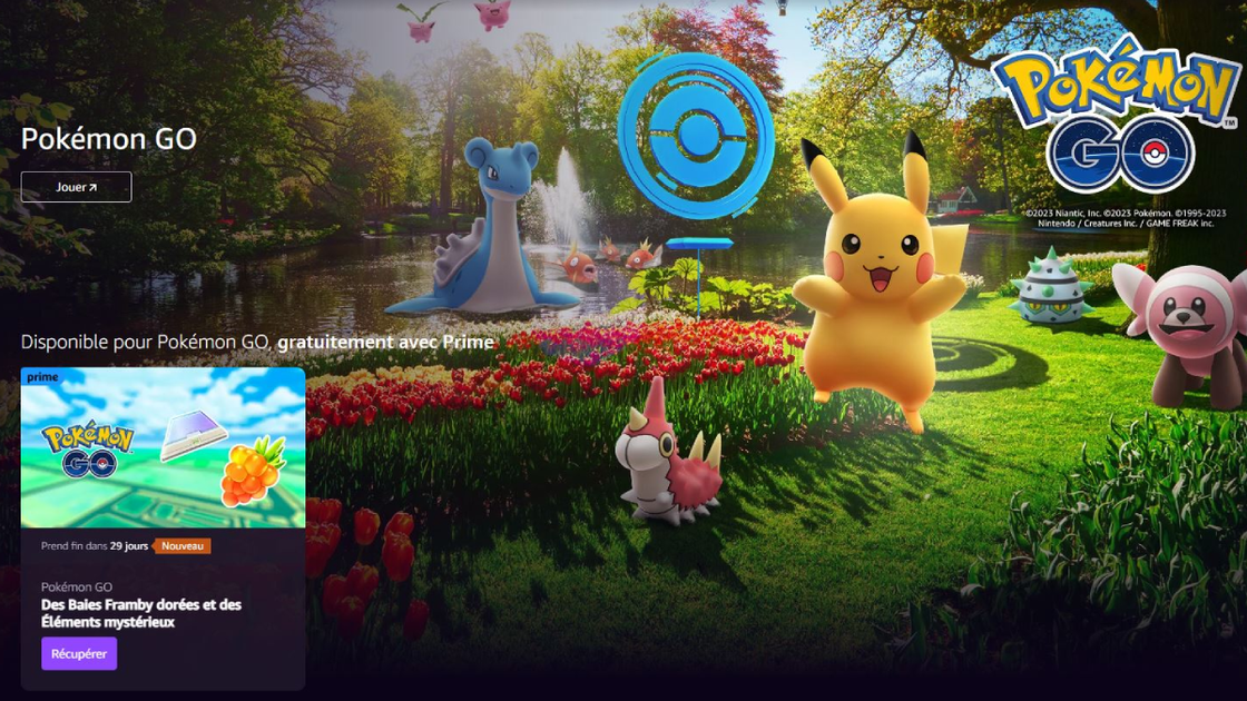 Prime Gaming Pokemon Go, comment récupérer les récompenses ?