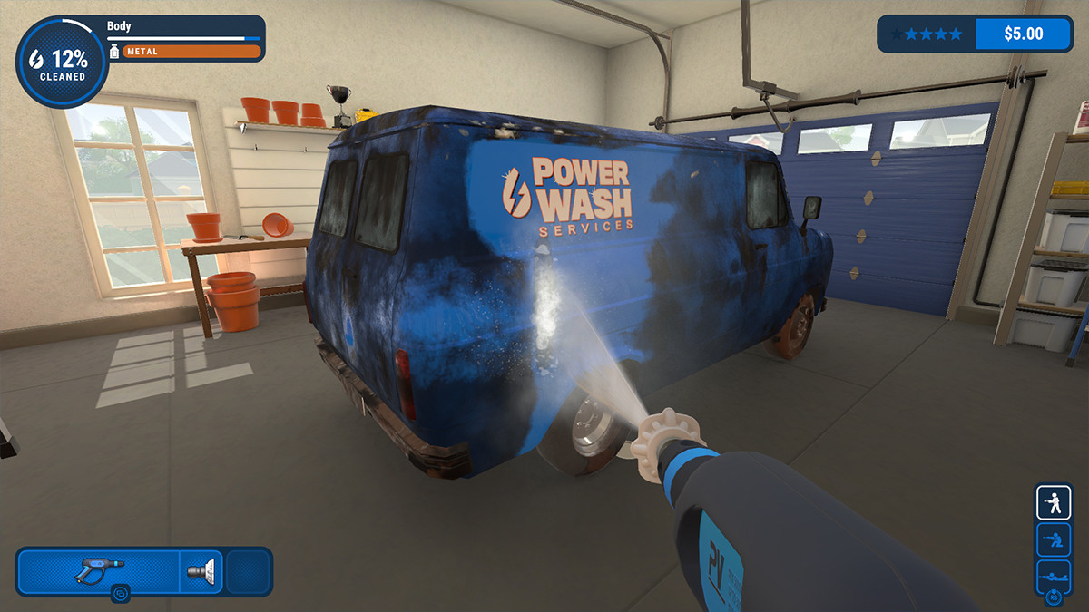 Powerwash Simulator est disponible sur PS4, PS5 et Nintendo Switch