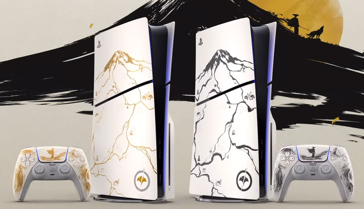 PlayStation dévoile une PS5 en édition limitée pour Ghost of Yotei et elle est magnifique !