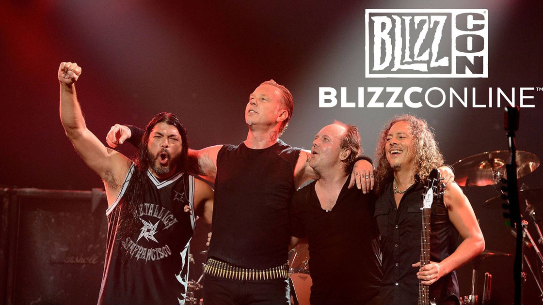 Metallica et Kristian Nairn Hodor à la BlizzCon 2021