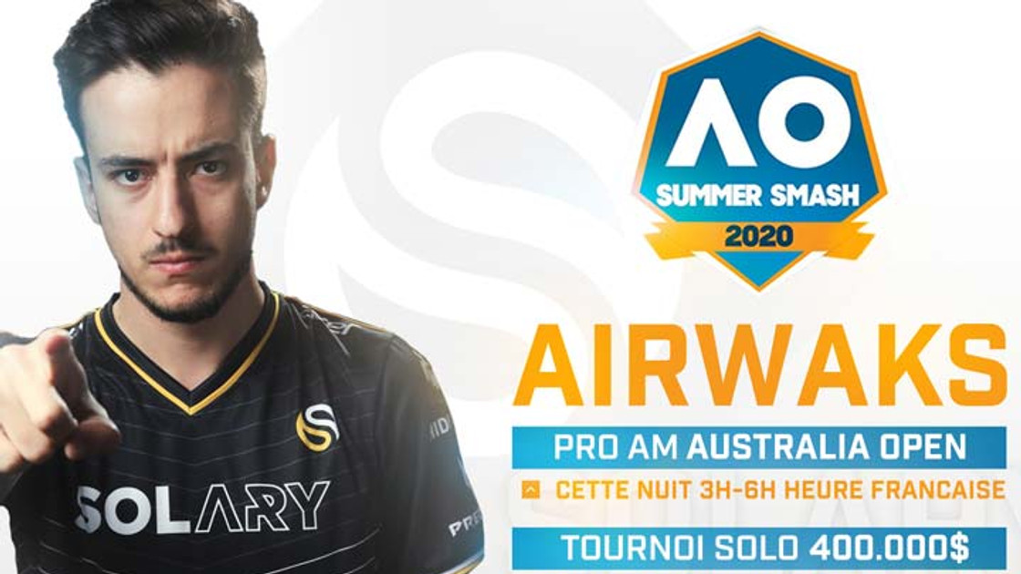 Fortnite : Comment suivre Airwaks au Summer Smash de l'Open d'Australie ?