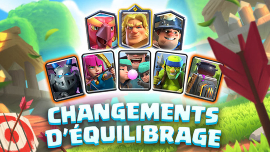 Maj equilibrage Clash Royale avril 2023, quel patch note et balance changes ?